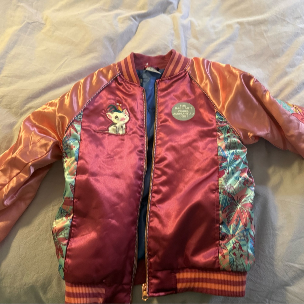 Disney Moana Varsity Jacket Brand New
